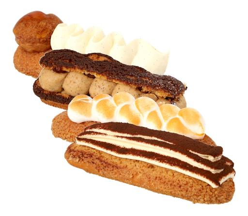 ECLAIRS MIX - Sans Gluten - Lot de 4pc 